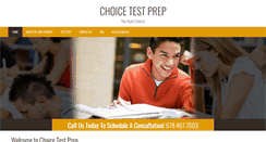 Desktop Screenshot of choicetestprep.net