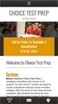 Mobile Screenshot of choicetestprep.net